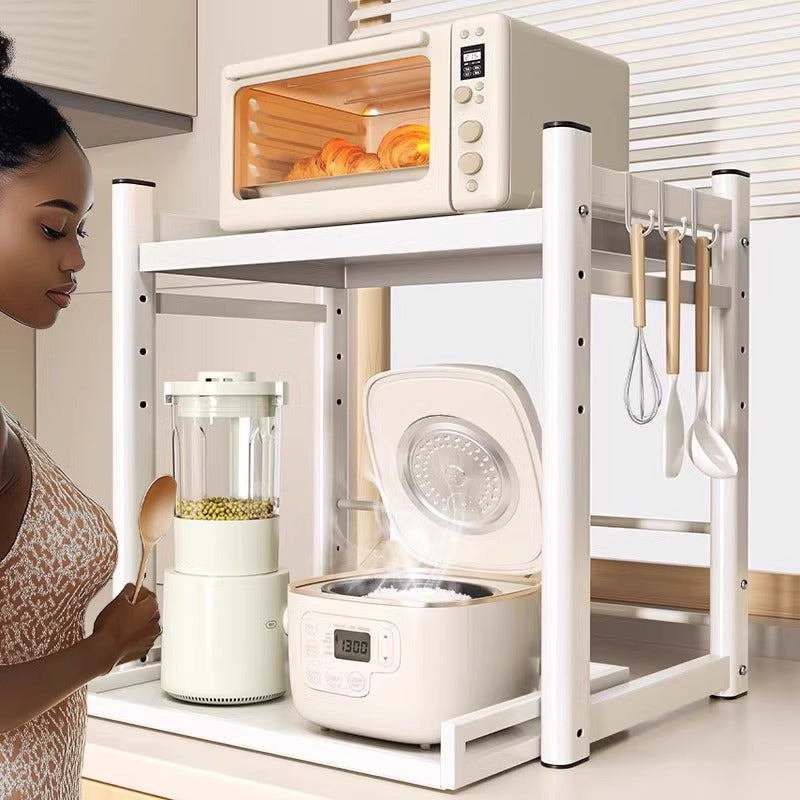 Countertop Rice Cooker and Microwave Storage Rack