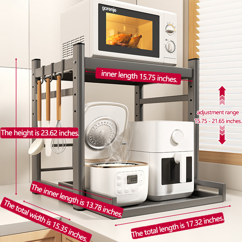 Countertop Rice Cooker and Microwave Storage Rack
