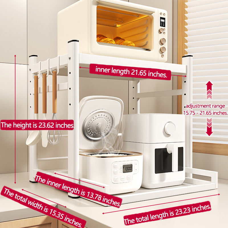 Countertop Rice Cooker and Microwave Storage Rack