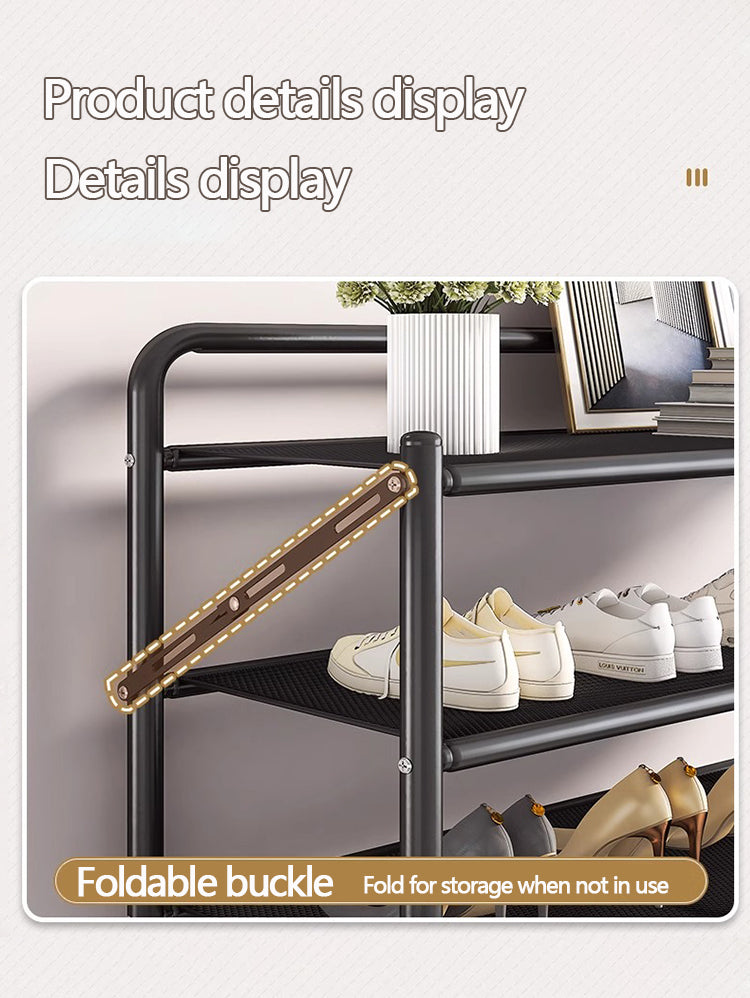 Instant Setup Shoe Rack – Foldable, Durable, Space-Saving Design
