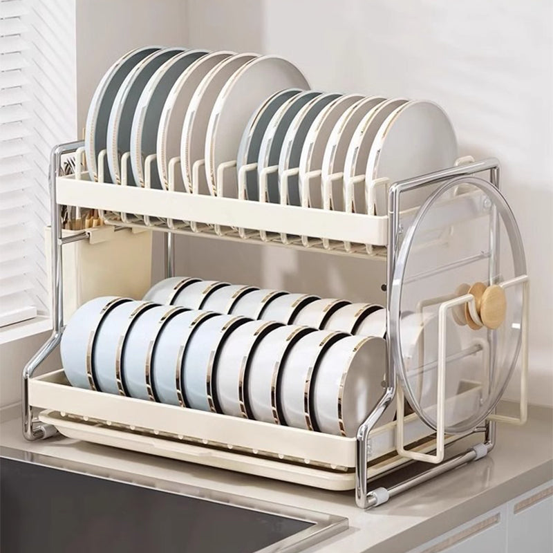 Dish Drying Rack – Bowl & Plate Drainer for Kitchen Counter