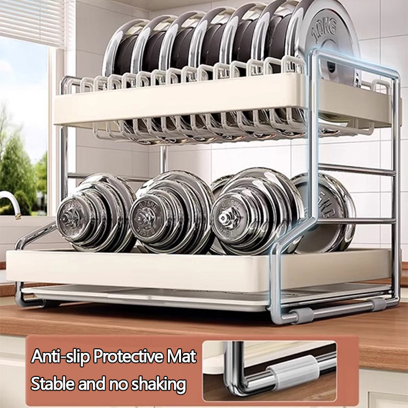 Dish Drying Rack – Bowl & Plate Drainer for Kitchen Counter