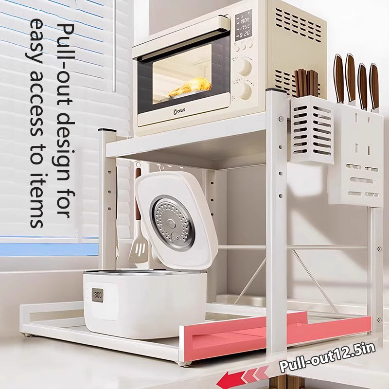 Countertop Rice Cooker and Microwave Storage Rack