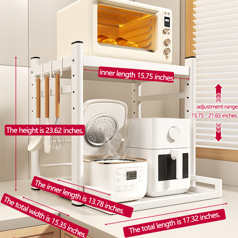 Countertop Rice Cooker and Microwave Storage Rack