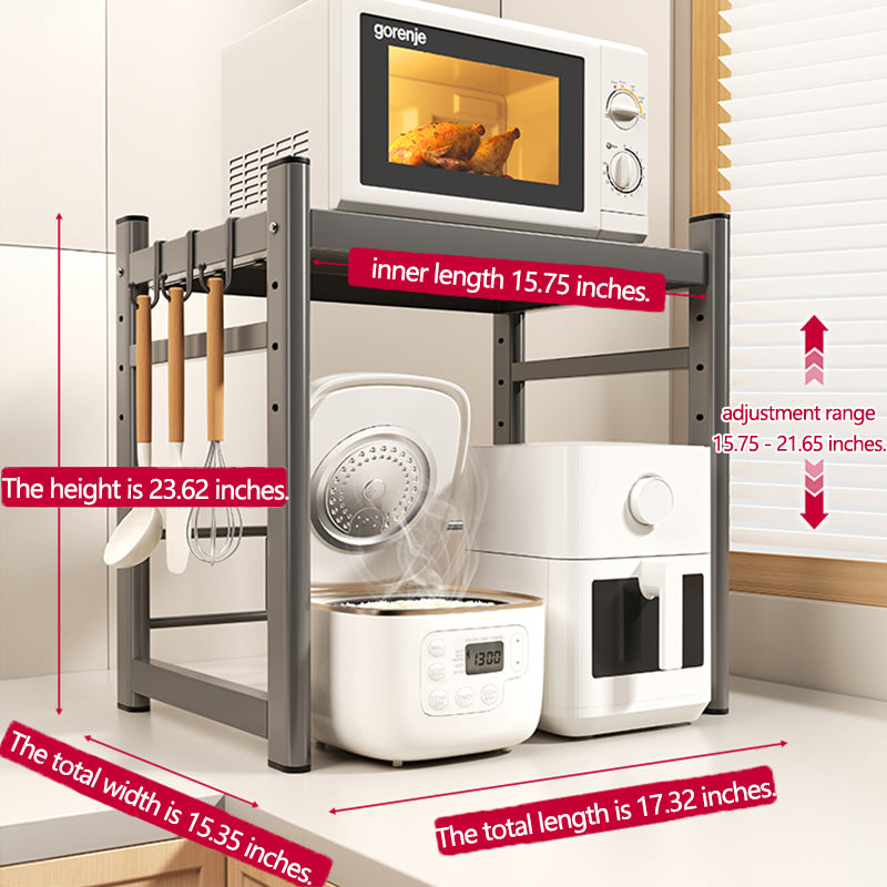 Countertop Rice Cooker and Microwave Storage Rack