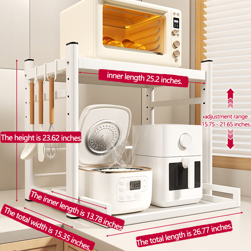 Countertop Rice Cooker and Microwave Storage Rack