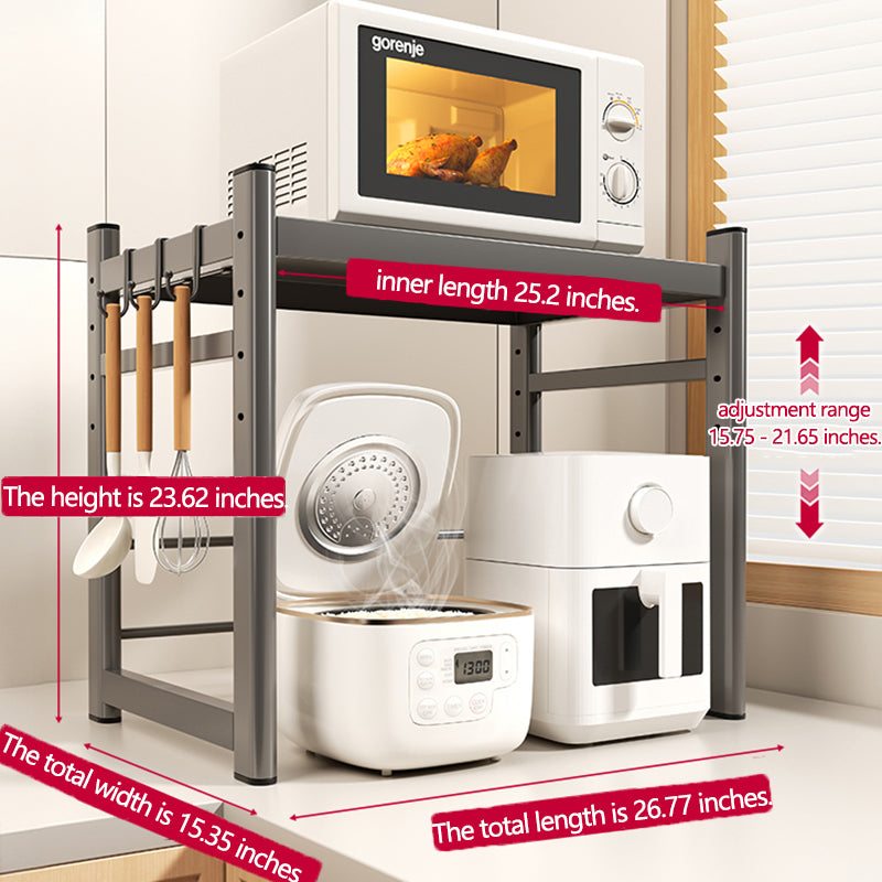 Countertop Rice Cooker and Microwave Storage Rack