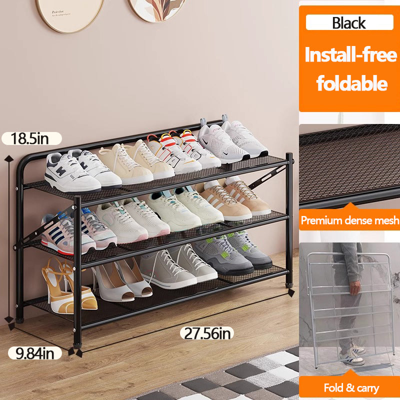 Instant Setup Shoe Rack – Foldable, Durable, Space-Saving Design