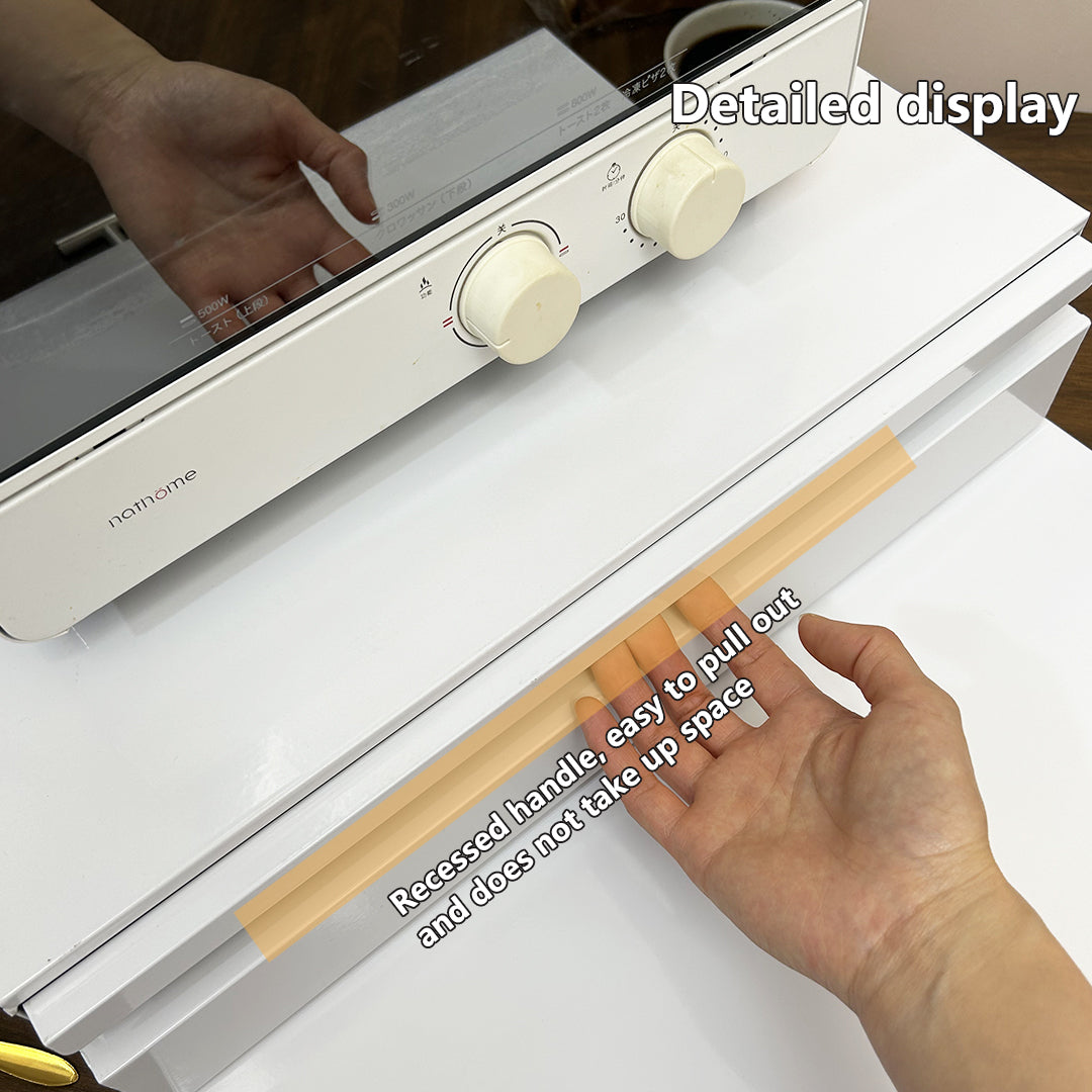 Pull-Out Microwave Rack|Storage Shelf|Rack for Coffee Maker|Extendable Countertop