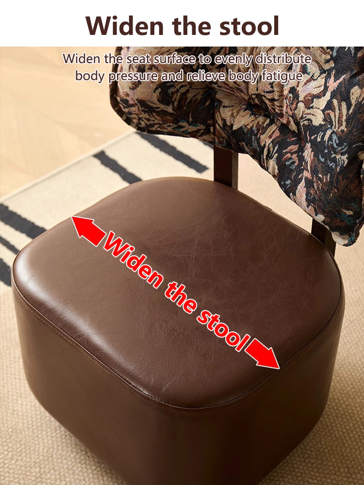 Swivel Rolling Stool Chair|360° Caster Wheel Small Chair|Movable Stool with Universal Wheels
