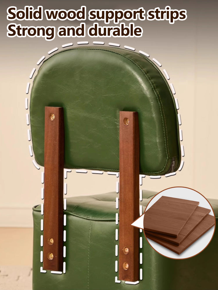 Swivel Rolling Stool Chair|360° Caster Wheel Small Chair|Portable Rolling Chair with Casters