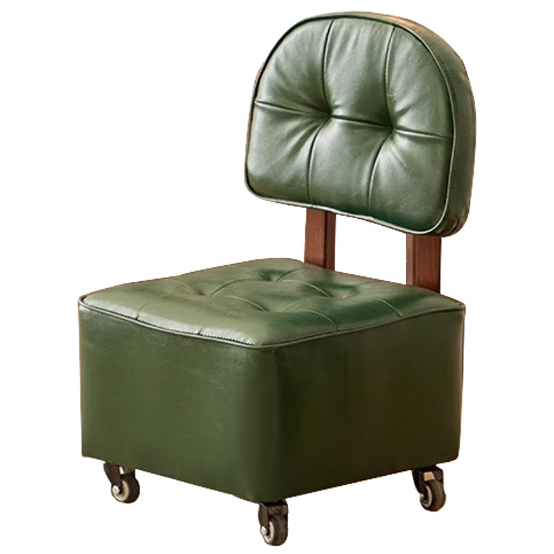 Swivel Rolling Stool Chair|360° Caster Wheel Small Chair|Portable Rolling Chair with Casters